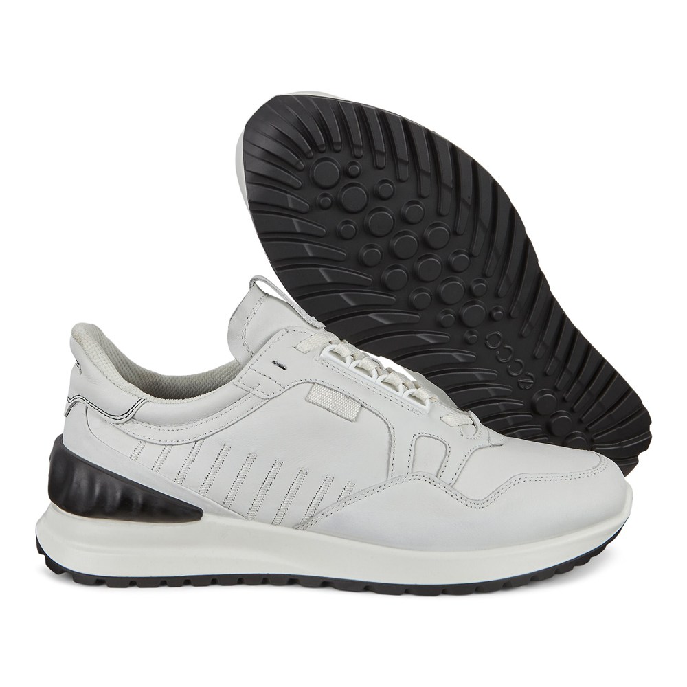 ECCO Mens Sneakers White - Astirs - KXP-389561